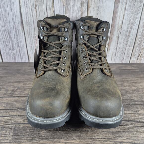 Wolverine 6" Floorhand WP Steel Toe Boots Men's Sz 9 M Dark Brown (NWT) W10633 - Picture 2 of 9
